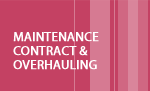 Maintenance Contract & Overhauling